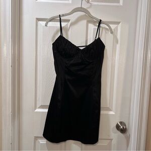 Tiger Mist Black dress fit and flair style size L